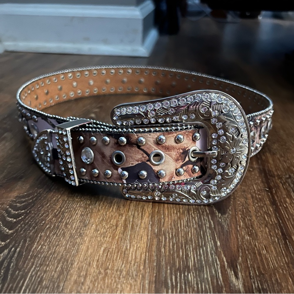 Blazin Roxx Pink Camo Belt